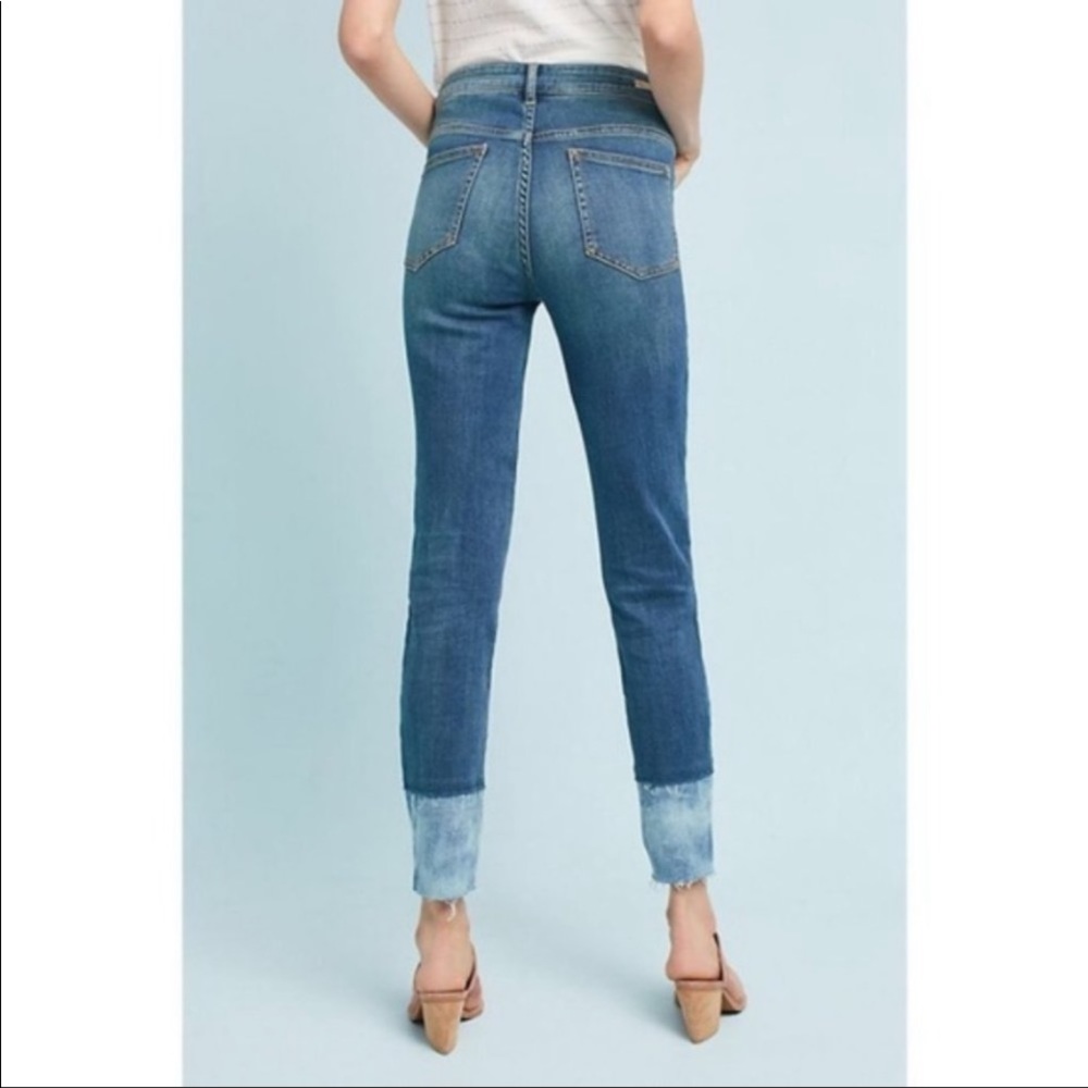 Anthroplogie / Pilcro & The Letterpress High Rise Skinny Jean Color Blocked